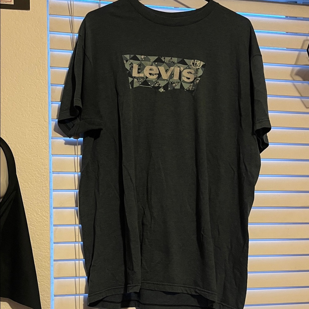 Levi's Men's Blue Gray Graphic Tee